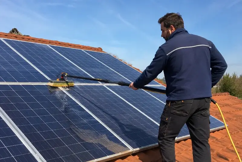 Nettoyage et entretien de panneaux solaires à Domène
